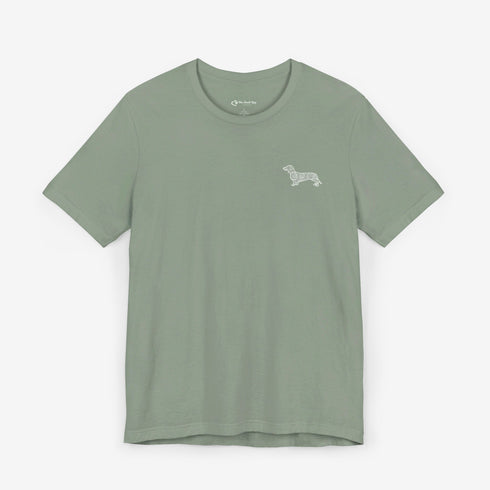 Dachshund T- Shirt - Dachshund Shirt for Women - Dachshund Mandala Tee
